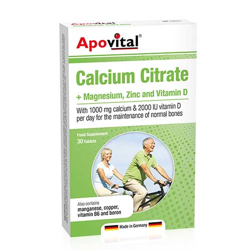 لسیم سیترات همراه با منیزیم زینک و ویتامین دی 30 عددی